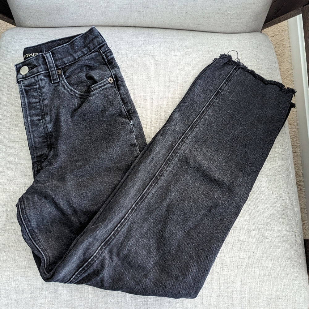 Aritzia Denim Forum Arlo High Rise Straight Jean